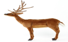사슴 대형 인형 사이즈 가로: 100cm 높이: 40cm